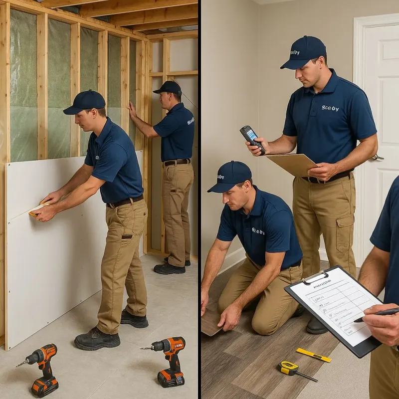 Repairs and Reconstruction process in Hiram, GA